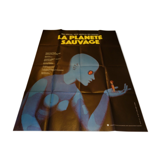 Movie poster - René laloux 1973 animated film the wild planet
