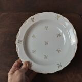 Set of 9 S&M fine porcelain soup plates