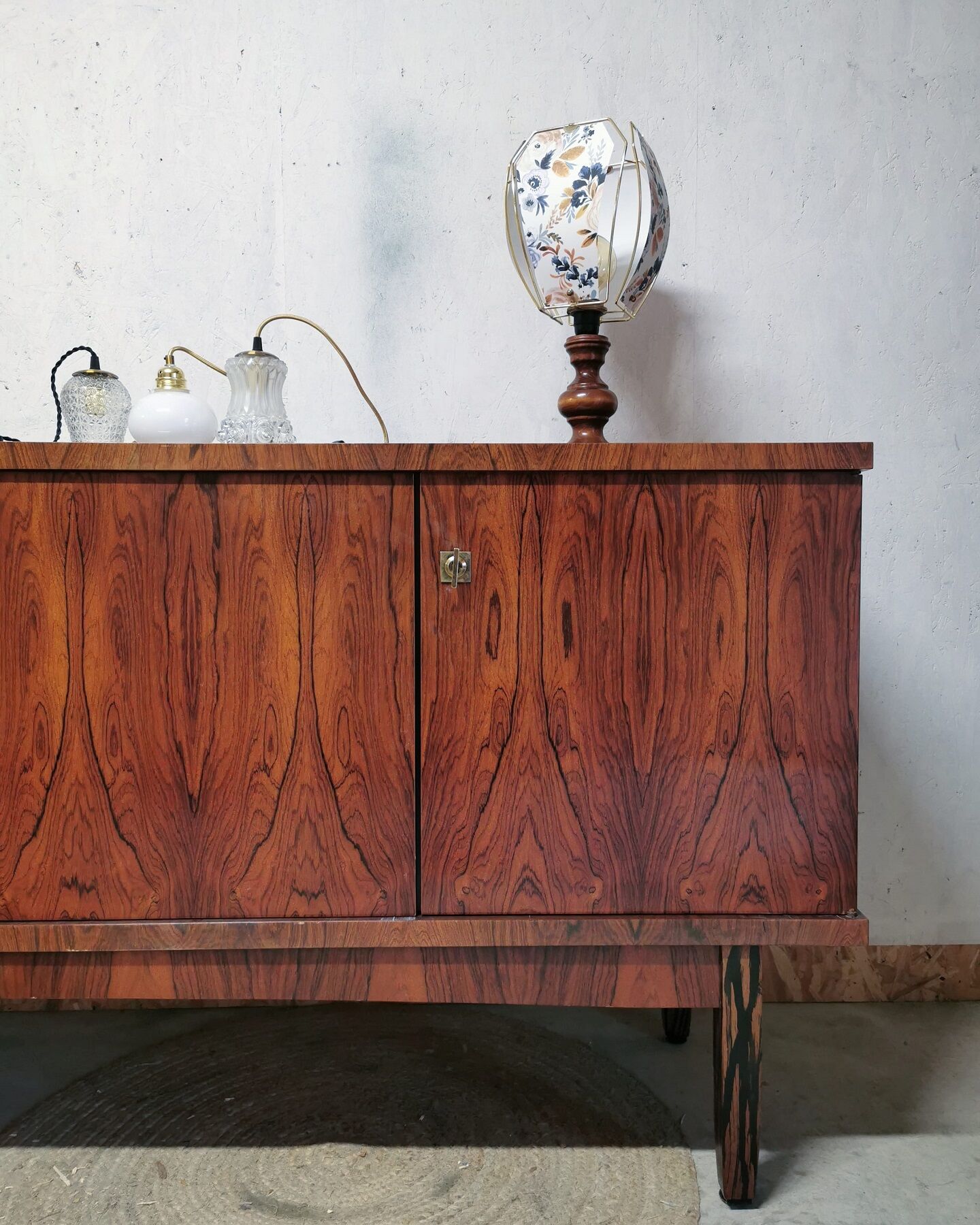 Vintage rosewood sideboard of Rio 1964