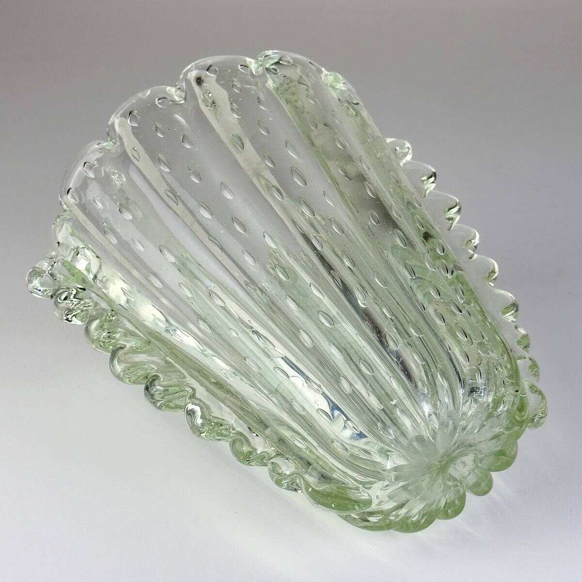 Vintage Murano glass vase by Barovier & Toso, Italy 1930-40s