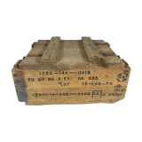 Caisse à munitions en bois