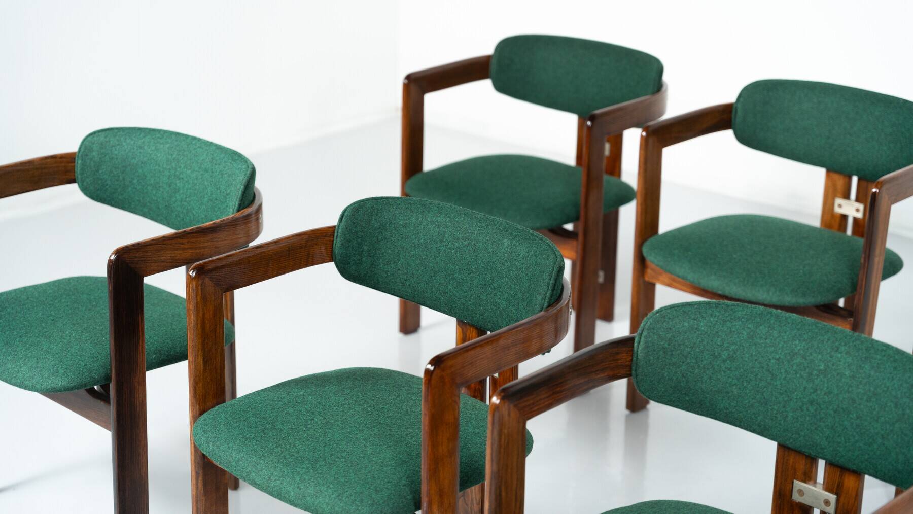 Lot de 8 chaises Pamplona par Augusto Savini pour Pozzi, Italie, années 1960