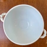 Antique white earthenware soup tureen – Lunéville