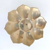 Brass flower cup