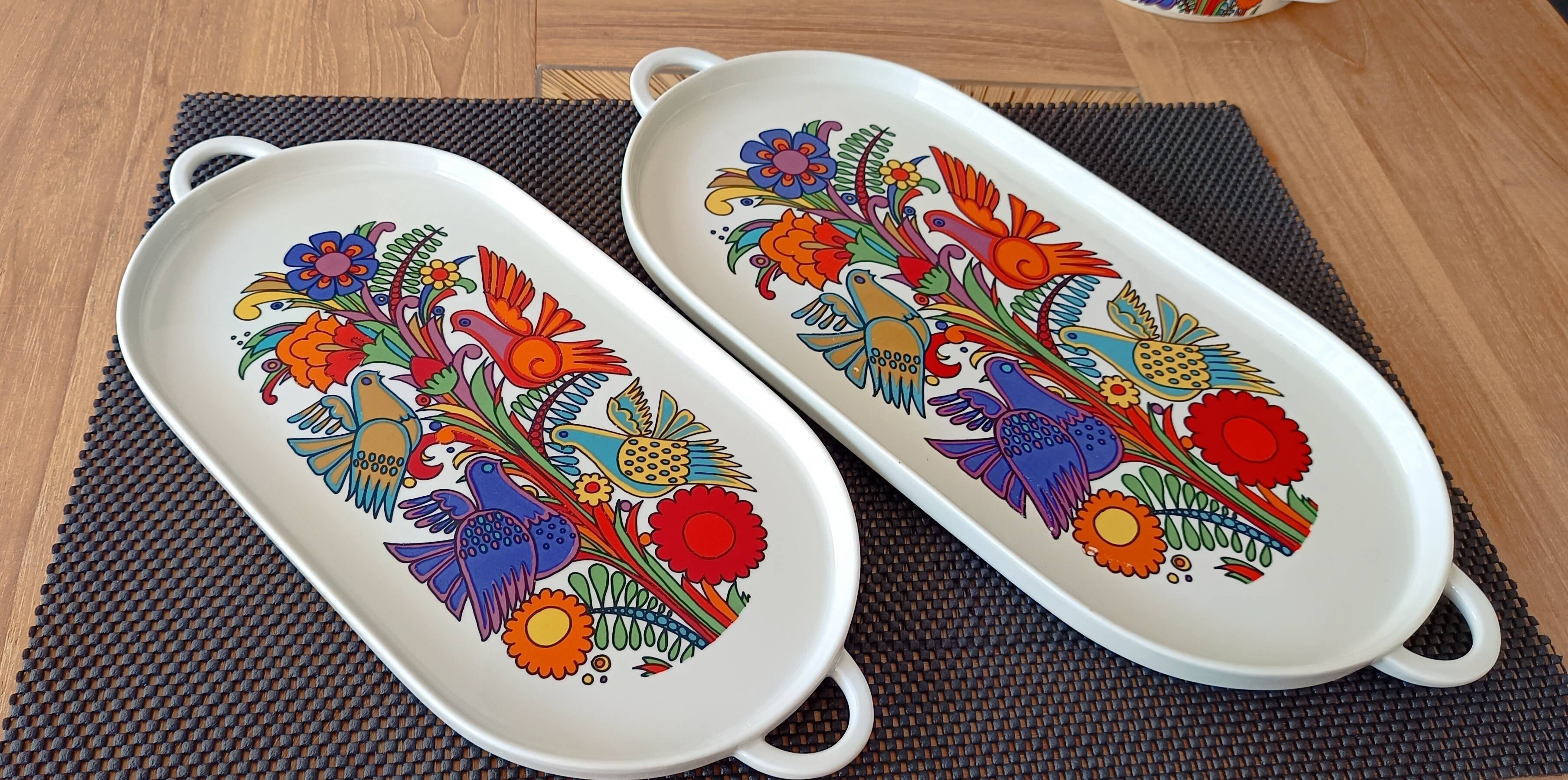 Villeroy & Boch dinner service – Acapulco model (1970s, blue stamp)