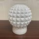 Pair of opaline and porcelain wall lights scandinavian design 1950.