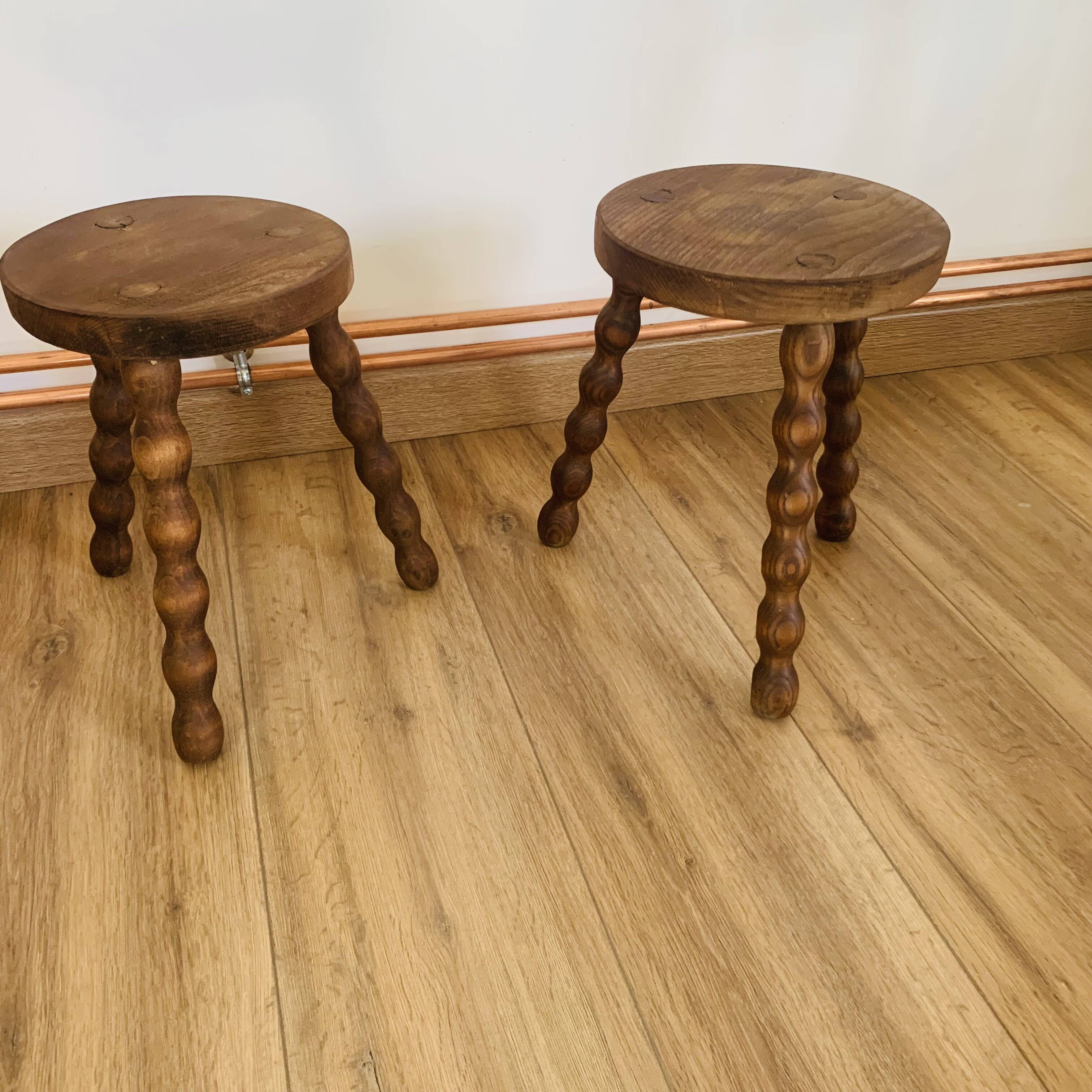 Paire de tabourets