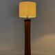 Lampe de sol en teck des années 50 italienne