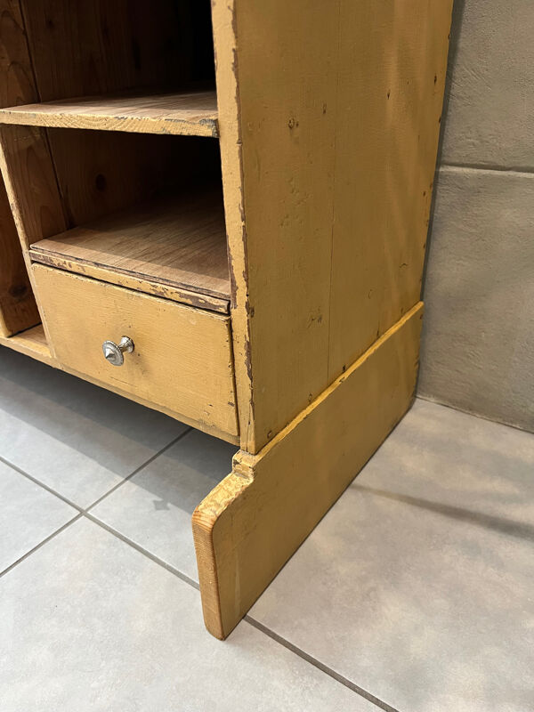 Meuble de métier à casier de tri et tiroirs