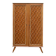1960s rattan wardrobe