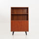 Bookcase with bar Scandinavian design 1980s