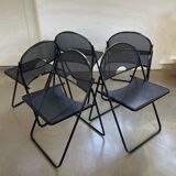 5 chaises pliantes vintage par Fly line, Italie
