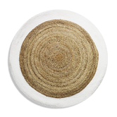 Round carpet in jute 120 cm