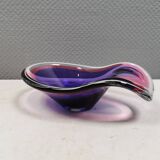 Beautiful dish/bowl in many coloured glass.