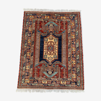 Afghan wool sevan kazak rug 185x143 cm chobi