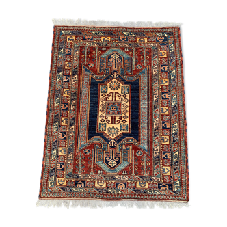 Afghan wool sevan kazak rug 185x143 cm chobi