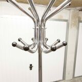 Manail holder parrot metal chrome industrial 1960