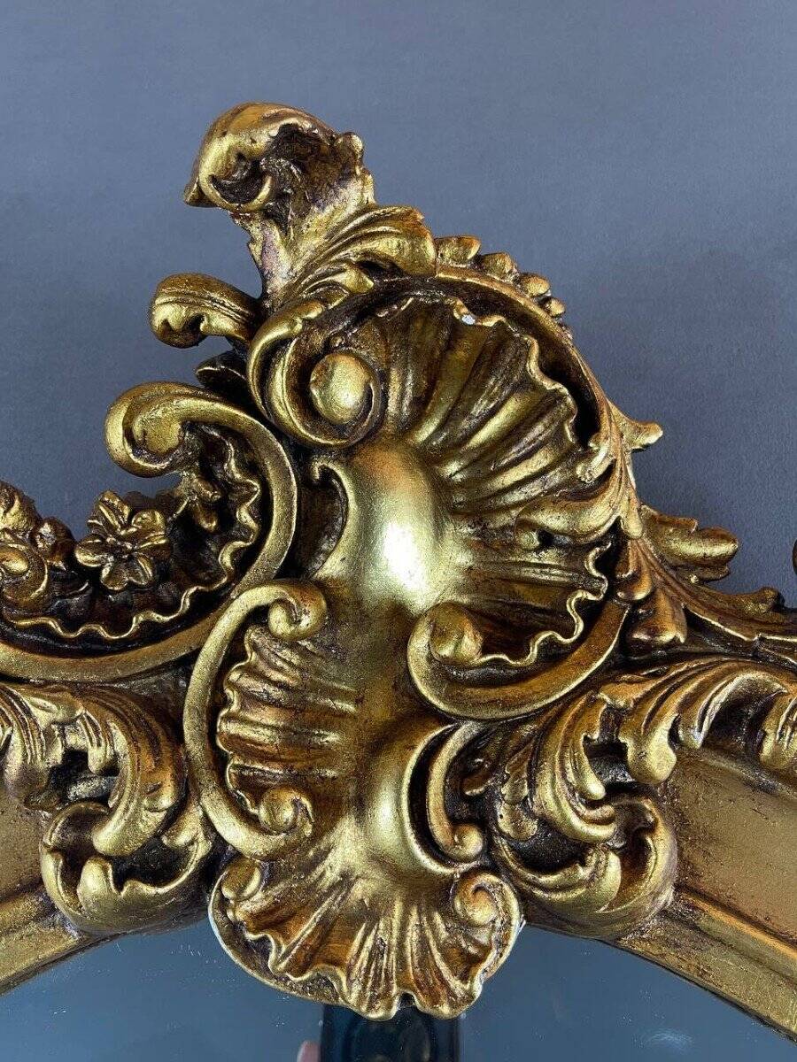 Napoleon III Gilded Mirror, 19th Century