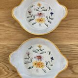 Set of 2 vintage Vallauris Aegitna plates