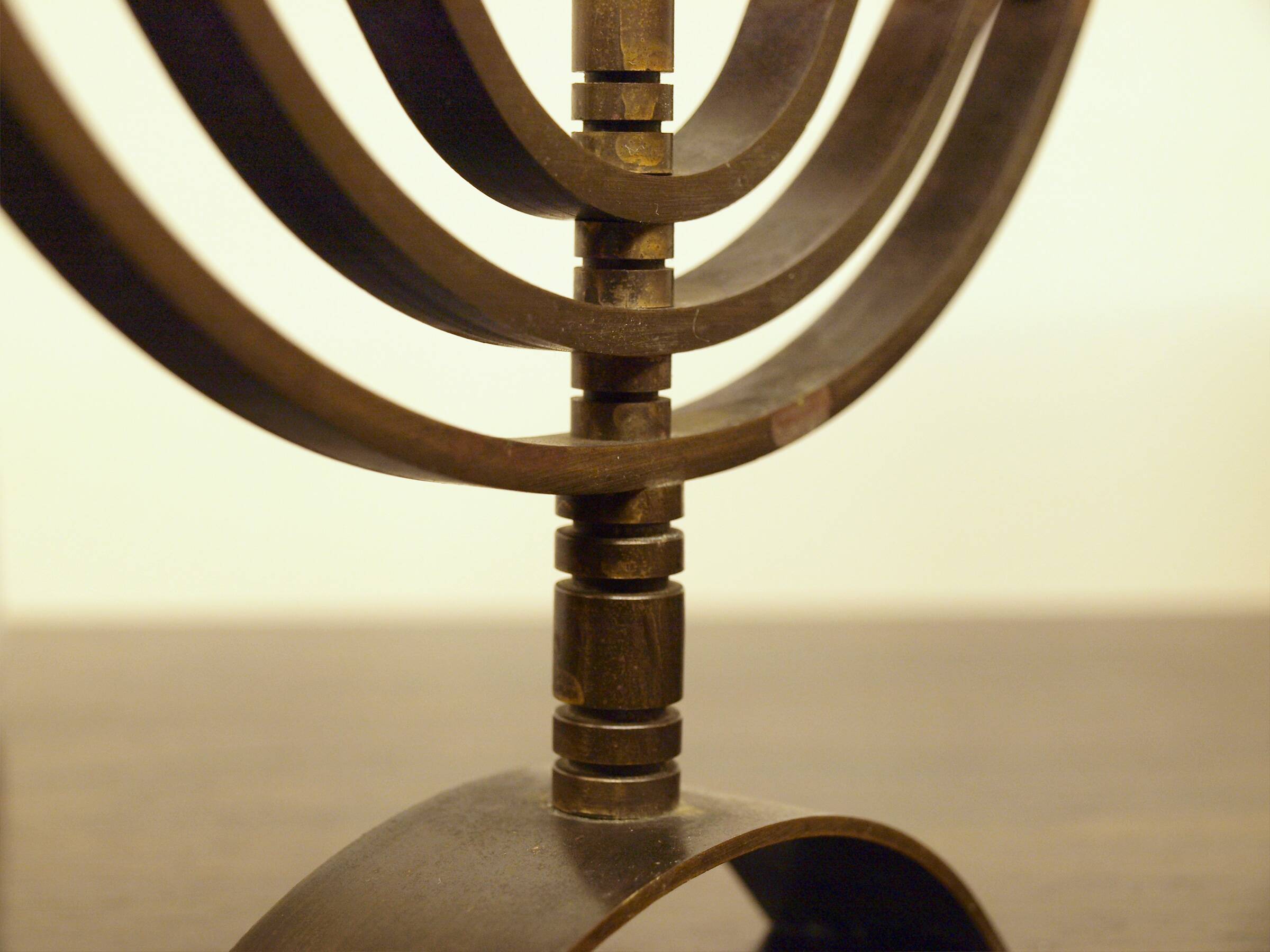 Bronze Menorah, made in Israel, 1970