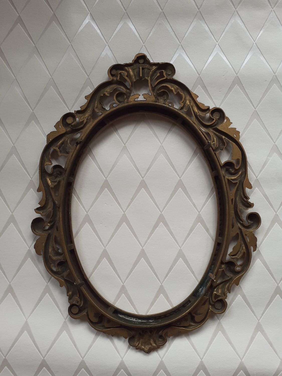 Cadre ovale bronze Brevettato 33 cm