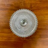 Striated glass candy