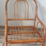 Rattan armchair