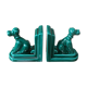 Pair of greenhouse books in the shape of dogs Art Deco