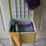 Vintage stool with storage box -1960s