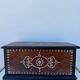 Coffre oriental marqueterie nacre ancien