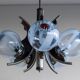 Murano glass chandelier by Mazzega, Italy, 1970