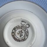 Coffee service, composed of 17 pieces, Poreylor, l amandinoise, vintage