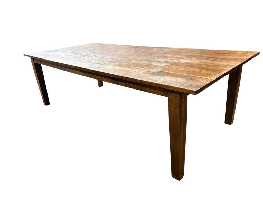 XL vintage dining table in solid wood