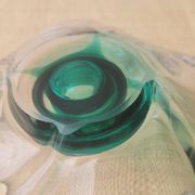 Italian glass candle holder