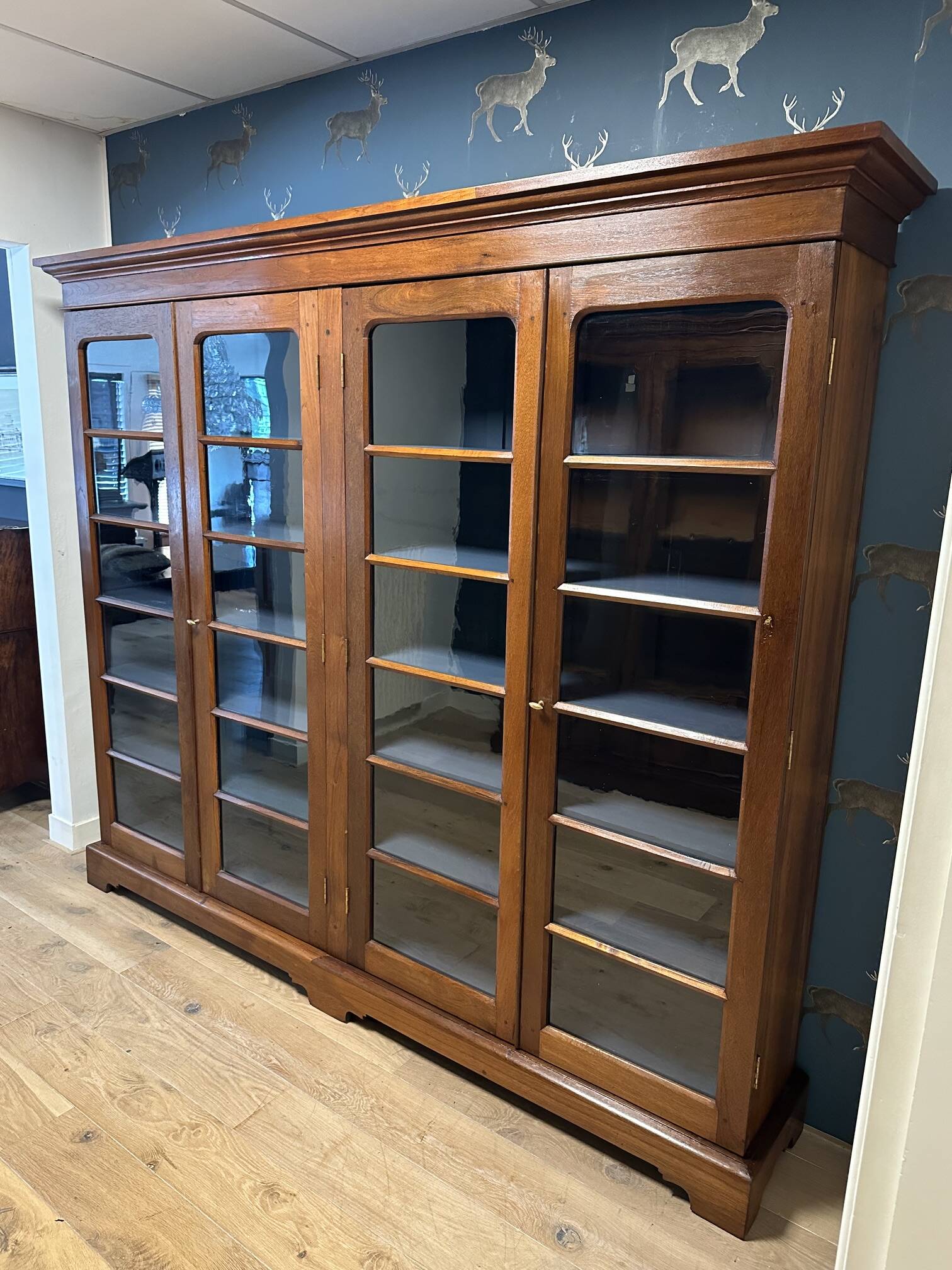 Large antique bookcase
