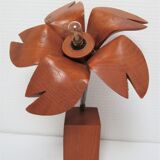 Lamp flower solid wood vintage years