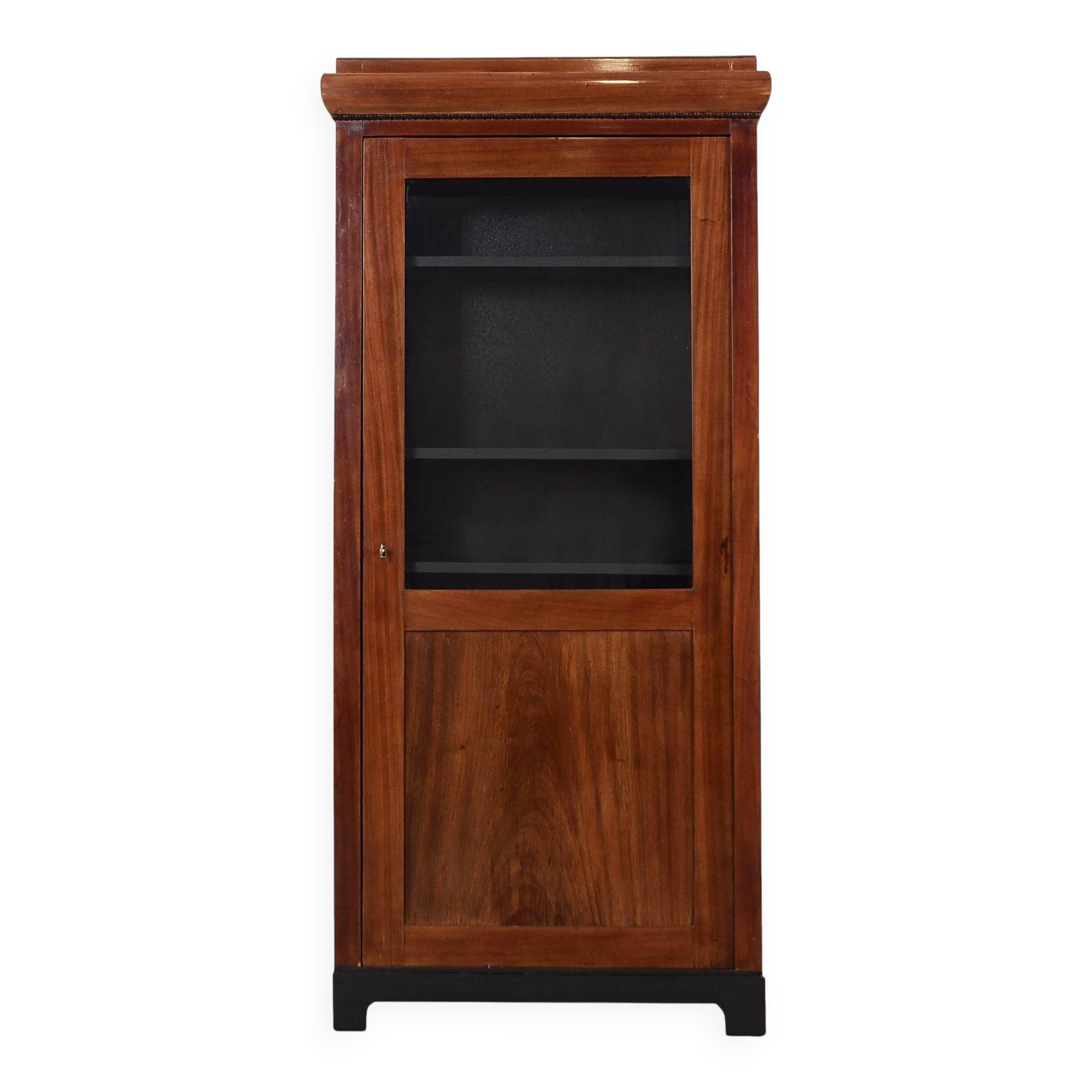 Walnut display cabinet, Danish design, 1960s, made in Denmark