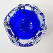 Cendrier vintage 1960 en verre de Murano