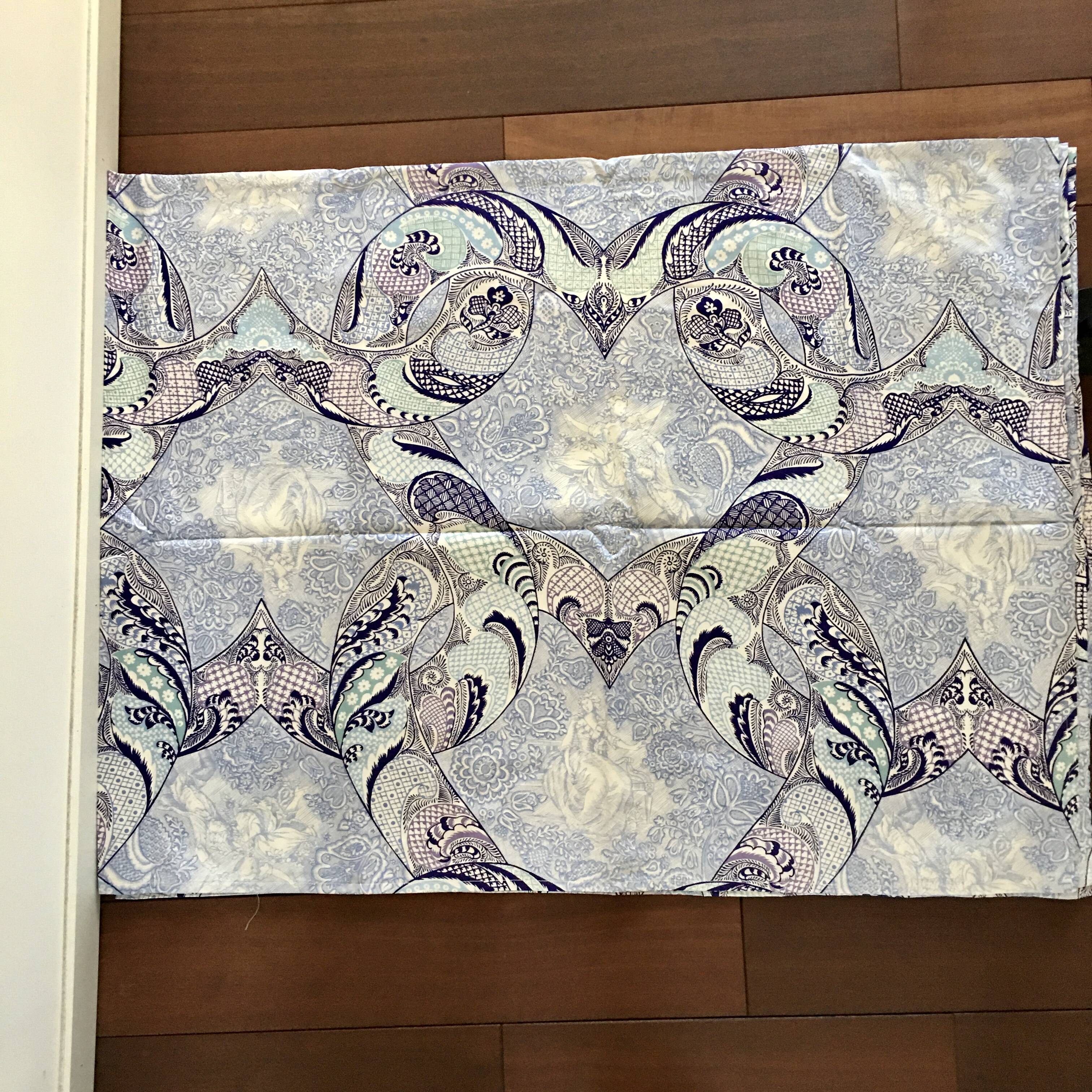 Trianon Blue Tablecloth 180x270 cm New Cotton Satin