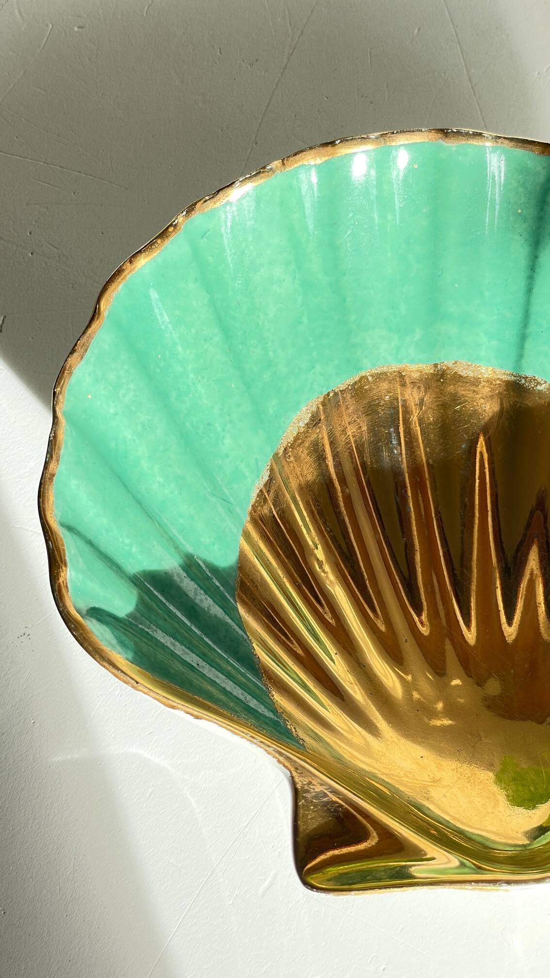 Shell-shaped empty pocket Limoges FRANCE