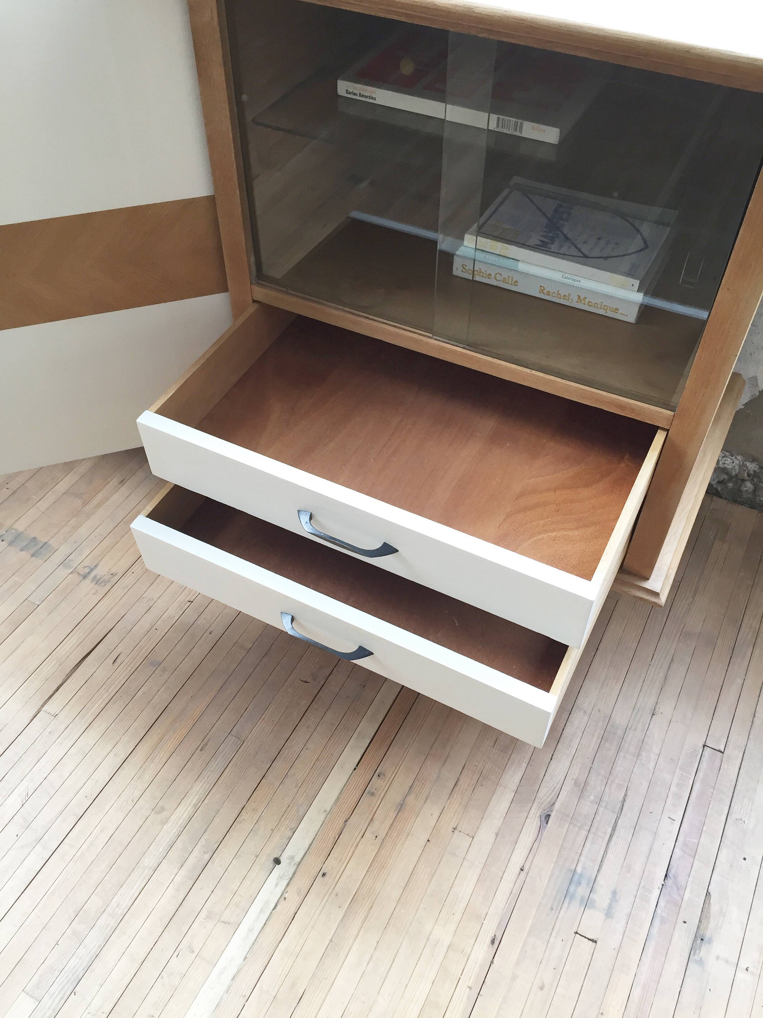 Enfilade vintage beech and white