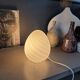 Lampe egg spirale en verre de Murano