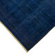 Hand-knotted anatolian vintage 1970s blue wool carpet