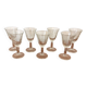 Antique glass service.