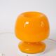 Lampe italienne opaline orange vintage