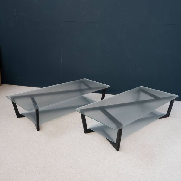 Paire de tables basse par vincent tordjman pour ligne roset