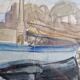 Henri Epstein (1891-1944) - Watercolour on paper - Beachside - Signed