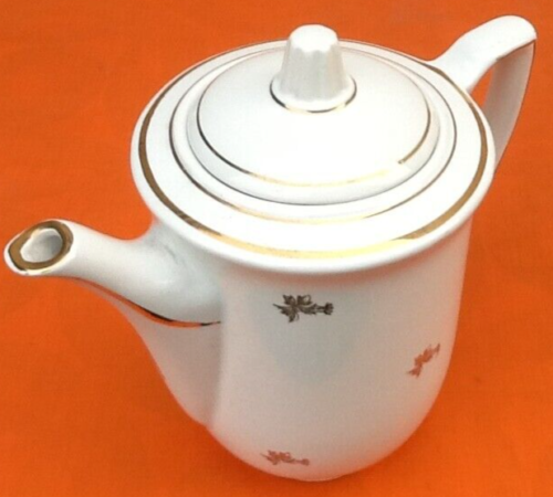 Faience coffee maker L' Amandinoise St Amand-des-eaux,  1950s