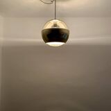 Golden Space Age Glass Pendant Lamp by Peill and Putzler