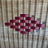 Wicker/rattan armchair